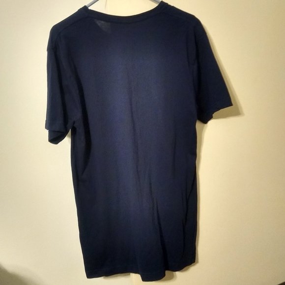 Newer Navy Blue Graphic T-shirt by Tee Turtle (Size: Adult Unisex Large) - Picture 3 of 3